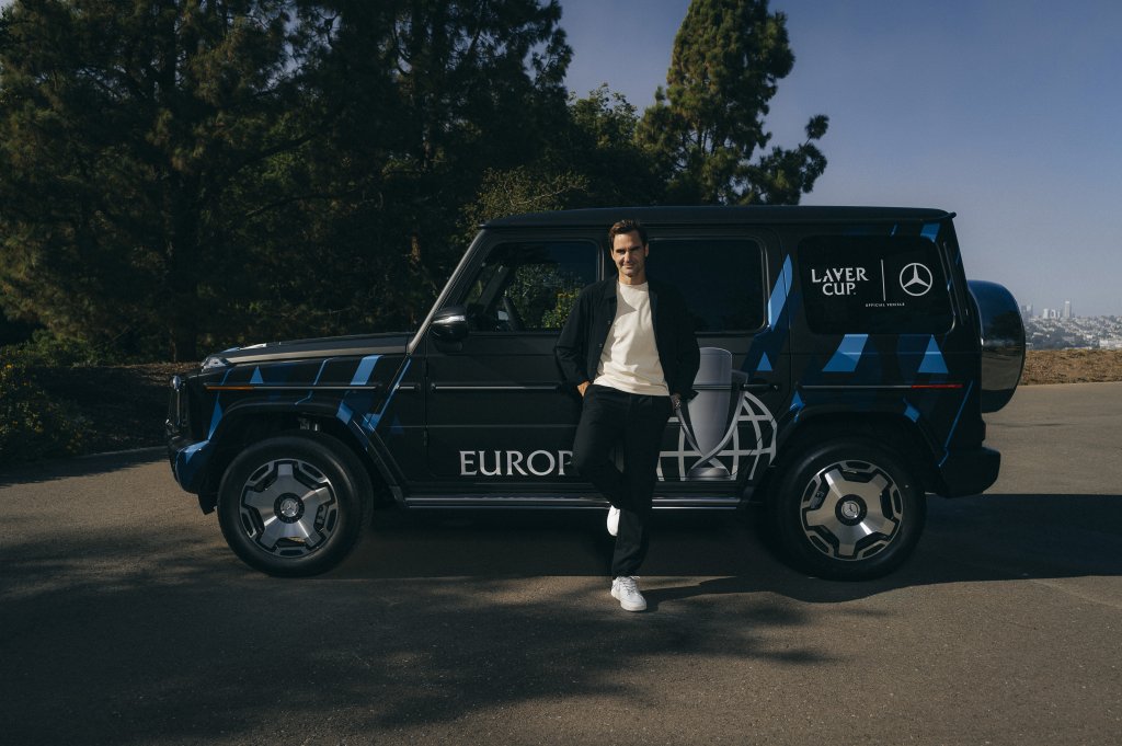 Mercedes-Benz, Roger Federer and the Laver Cup celebrate the opening of refurbished public tennis courts ahead of the Laver Cup 2025
