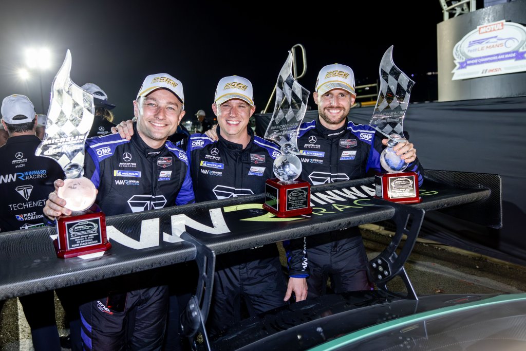 Mercedes-AMG Motorsport Customer Racing Team Winward Racing and Mercedes-AMG Secure Record Third-Straight WeatherTech SportsCar Championships at Petit Le Mans